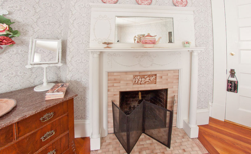 tourmaline room fireplace